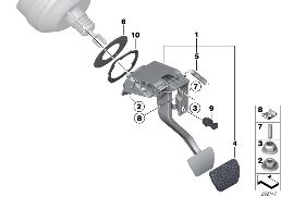 PEDAL ASSEMBLY, AUTOMATIC TRANSMISSION