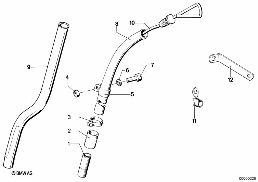 OIL PAN/OIL LEVEL INDICATOR diagram for BMW 3 Series E21 320i