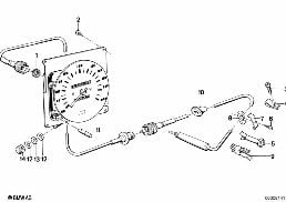 SPEEDO CABLE ATTACHING PARTS