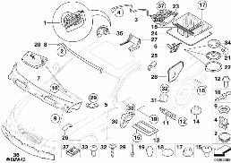 MISC. BODY PARTS diagram for BMW 3 Series E90 320d
