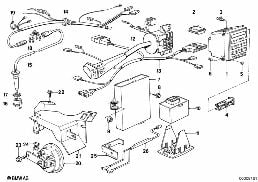 ON-BOARD COMPUTER diagram for BMW 3 Series E30 320i
