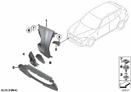 AIR DUCTS diagram for BMW X1 E84 20i