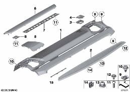 Pandizot diagram for BMW 7 Series F03 750LiS