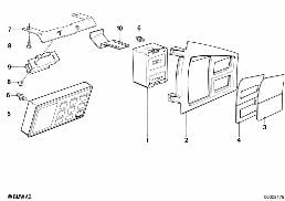 ADDITIONAL INFORMATION INSTRUMENTS diagram for BMW 5 Series E28 535i