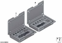 REP. KIT, CONTROL PANEL, CENTER CONSOLE diagram for BMW 7 Series F01 LCI 740dX