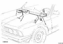 INSTALLING SET CRUISE CONTROL diagram for BMW 6 Series E24 633CSi