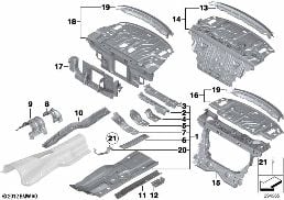 PARTITION TRUNK/FLOOR PARTS