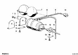 CRUISE CONTROL/ACTUATOR diagram for BMW 6 Series E24 633CSi