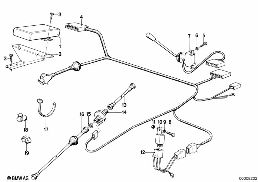 CRUISE CONTROL diagram for BMW 6 Series E24 633CSi