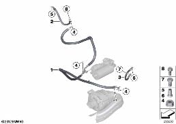 CABLE, STARTER diagram for BMW 1 Series F21 M135i