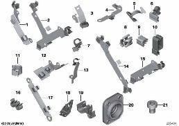 Elementy drobne diagram for BMW 7 Series E65 745i