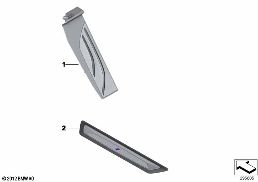 RETROFIT M PACKAGE INTERIOR diagram for BMW 1 Series F21 LCI 118i