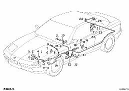 Régulateur de vitesse diagram for BMW 8 Series E31 840i