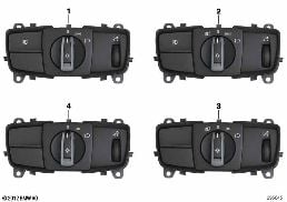 CONTROL UNIT LIGHTS diagram for BMW 3 Series F31 328i