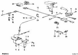 Regulace rychlosti diagram for BMW 3 Series E30 325i