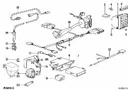 ON-BOARD COMPUTER diagram for BMW 5 Series E28 535i