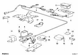ELECTRIC PARTS AIRBAG diagram for BMW 3 Series E30 325i