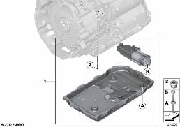 GA8P70H ηλεκτρική αντλία λαδιού diagram for BMW 5 Series F10 LCI Hybrid 5