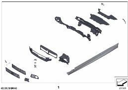 RETROFIT, M AERODYNAMIC KIT diagram for BMW 5 Series F11 LCI 520i