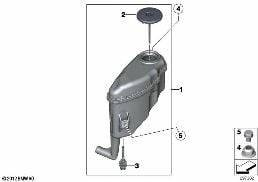 OIL CARRIER / SINGLE PARTS diagram for BMW 6 Series F12 LCI 650iX 4.0