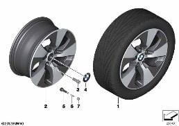 BMW LA WHEEL STREAMLINE 419 - 18''