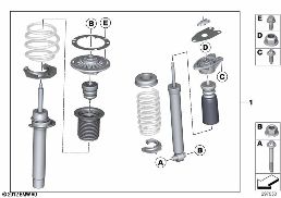 BMW M Performance-onderstel diagram for BMW 3 Series F30 335i