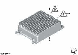 BATTERY CHARGE MODULE / BCU150 diagram for BMW 7 Series F01 LCI 740dX