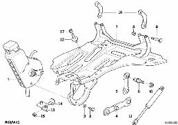 HEADLIGHT-ACTUATOR diagram for BMW 8 Series E31 850Ci