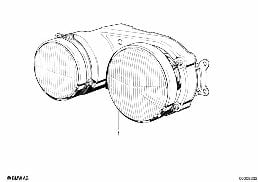 HEADLIGHT diagram for BMW 5 Series E28 525e