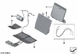 SEAT, FRONT, LUMBAR ACTIVE SEAT diagram for BMW 7 Series F02 LCI 740LdX
