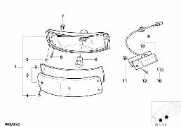 TURN INDICATOR diagram for BMW 5 Series E28 525e