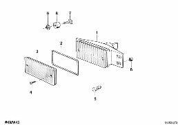 TURN INDICATOR diagram for BMW 3 Series E30 325e