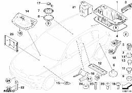 MISC. BODY PARTS diagram for BMW 1 Series E82 118d