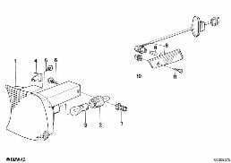 TURN INDICATOR diagram for BMW 5 Series E34 525tds