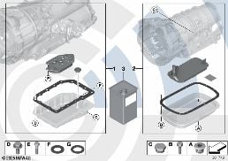FLUID-CHANGE KIT, AUTOM. TRANSMISSION
