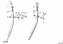 DIPSTICK diagram for BMW 3 Series E30 325i