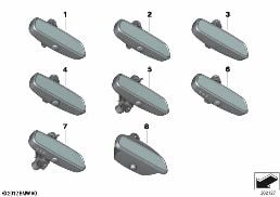 車內後視鏡 diagram for BMW 7 Series F02 LCI 730Ld