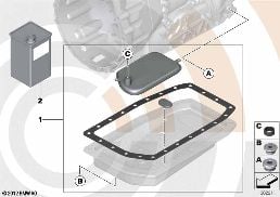 FLUID-CHANGE KIT, AUTOM. TRANSMISSION