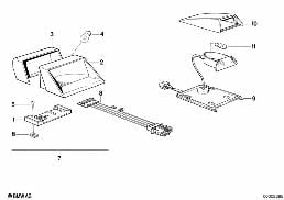 THIRD STOPLAMP diagram for BMW 6 Series E24 635CSi