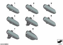 INTERIOR MIRROR diagram for BMW 5 Series F07 GT LCI 530dX