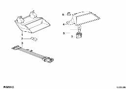 THIRD STOPLAMP diagram for BMW 3 Series E30 325e