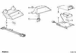 THIRD STOPLAMP diagram for BMW 3 Series E30 318i