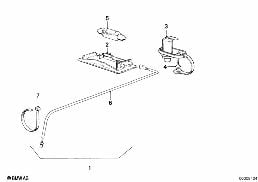 LUGGAGE COMPARTMENT LIGHT diagram for BMW 3 Series E30 318i