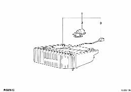 HEADLIGHT diagram for BMW 8 Series E31 850Ci