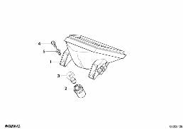 STOPLAMP diagram for BMW 8 Series E31 850Ci
