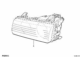 HEADLIGHT diagram for BMW 3 Series E36 318i