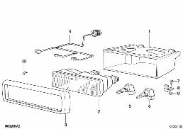 SINGLE COMPONENTS FOR HEADLIGHT