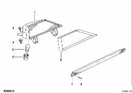 THIRD STOPLAMP diagram for BMW 3 Series E36 318i