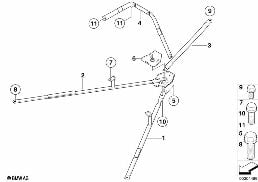 REINFORCEMENT, BODY diagram for BMW 3 Series E93 335i