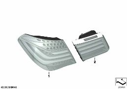 CONVERSION, TAILLAMPS, FACELIFT diagram for BMW 7 Series F03 760LiS